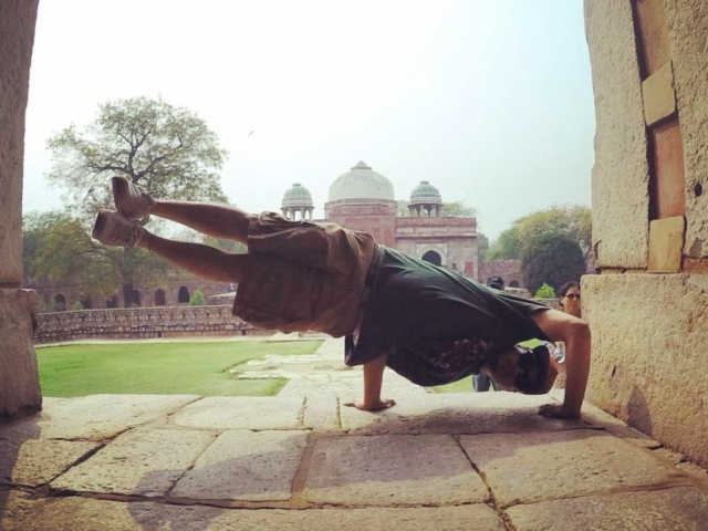 Freeze - Isa Khan's Tomb in New Delhi, India - Circa March 2016