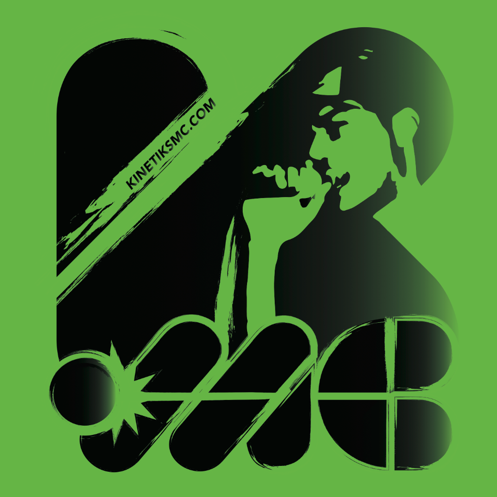 Kinetiks MC Square Logo (Green Black Fade)