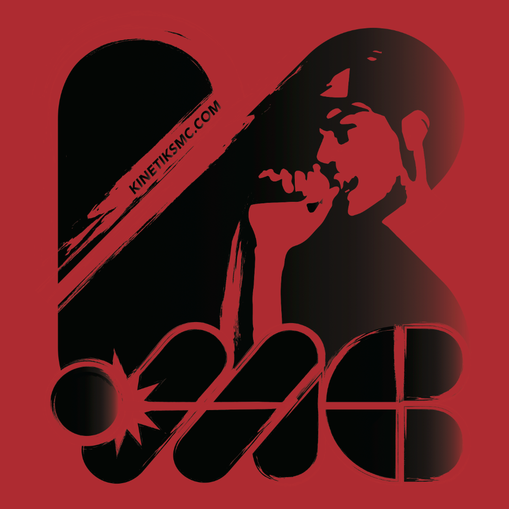 Kinetiks MC Square Logo (Red Black Fade)