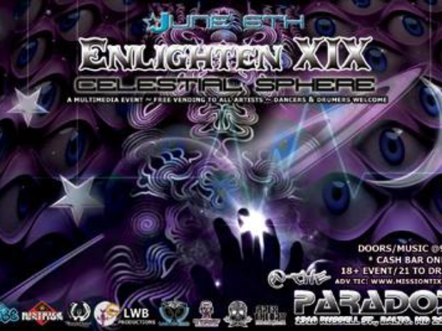 w/ Moody Moore for Enlighten XIX @ The Paradox, Baltimore MD – 6/15