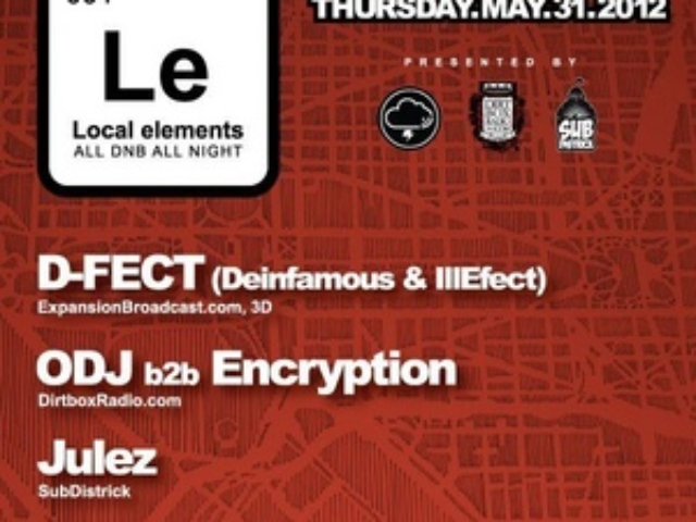 w/ D-Fect – Local Elements @ U St. Music Hall – 5/12