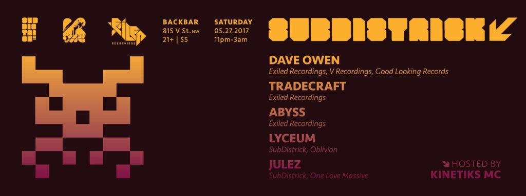 SubDistrick May 2017 – Exiled Recordings Takeover! [5/27/17]