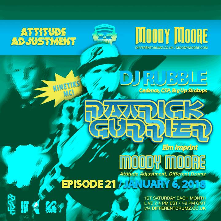 Attitude Adjustment EP21 on Different Drumz Radio – [01.06.18]