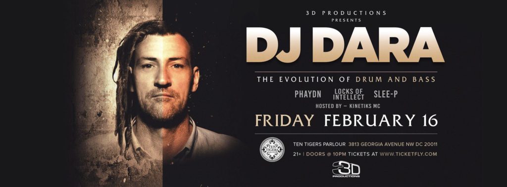 The Evolution of Drum & Bass feat: Dj Dara @ Ten Tigers [02.16.18]